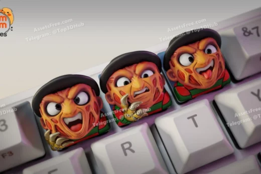 Freddy Krueger Keycaps