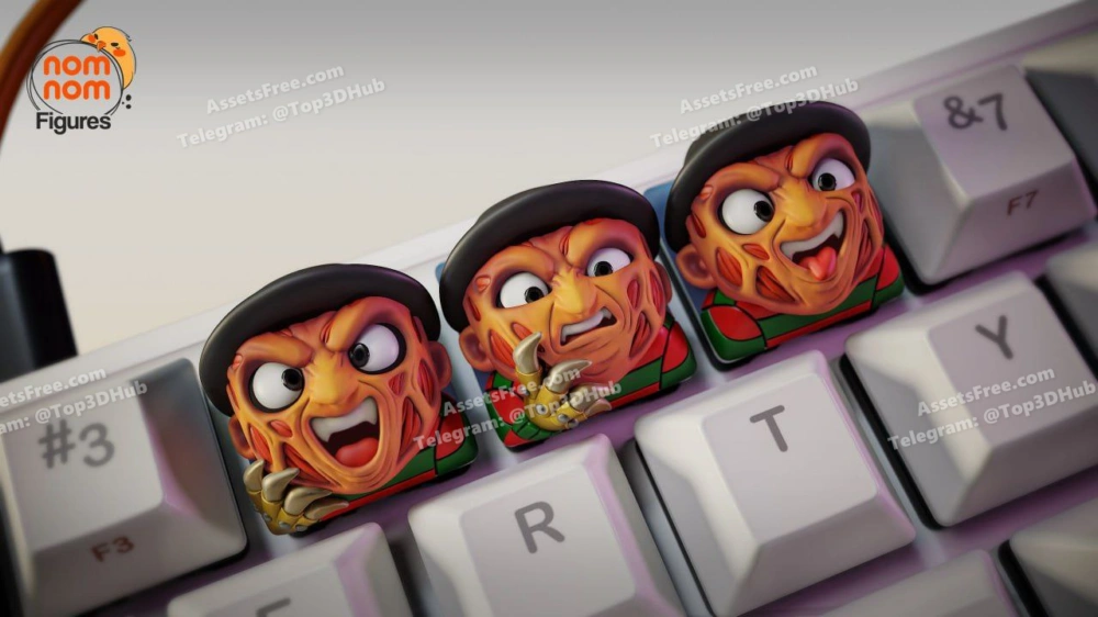 Freddy Krueger Keycaps