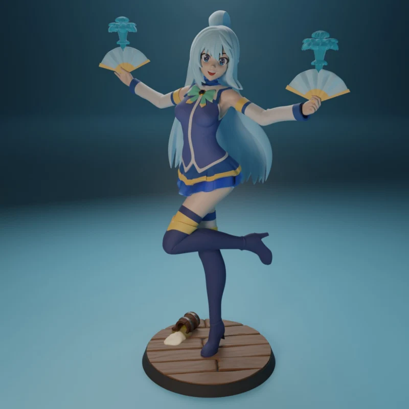 Funservice Aqua from Konosuba anime