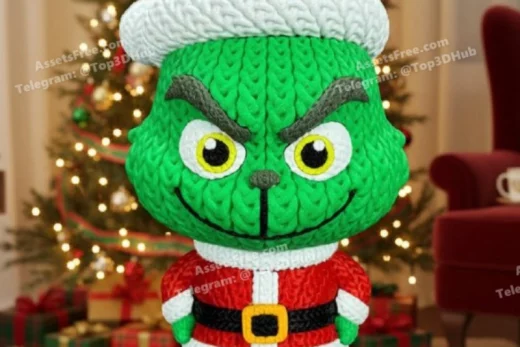 Grinch Knitted Multipart