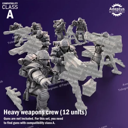 Heavy weapons team Stormworn Troops A 1.91