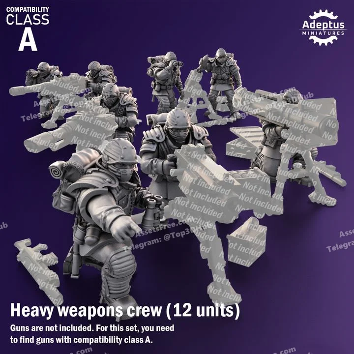Heavy weapons team Stormworn Troops A 1.91