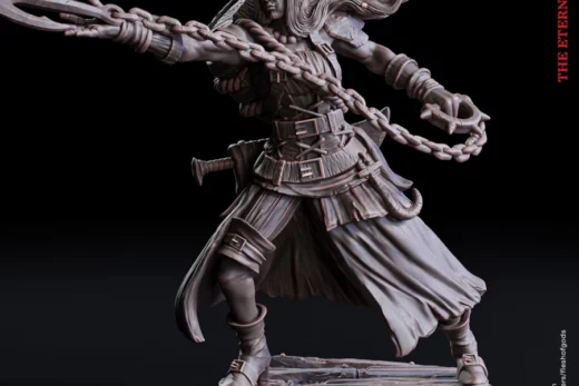 Hero Renna The Reaper (Dark Elf Pirate) (25 mm)
