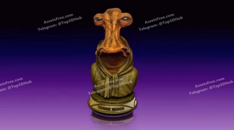 Hex3D Momor 1 2Bust Color