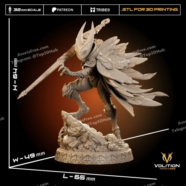 Hornet For Board Game Hollow Knight