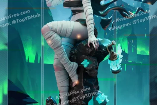 Hybris studio Skull Girl Sneak Peak