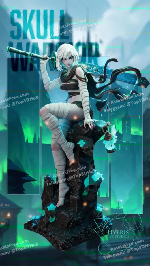 Hybris studio Skull Girl Sneak Peak