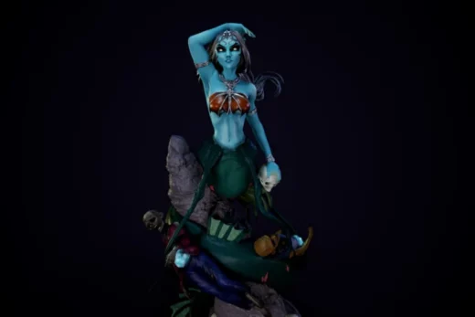 Inaki sculpt Gallevarbe Court of the Dead