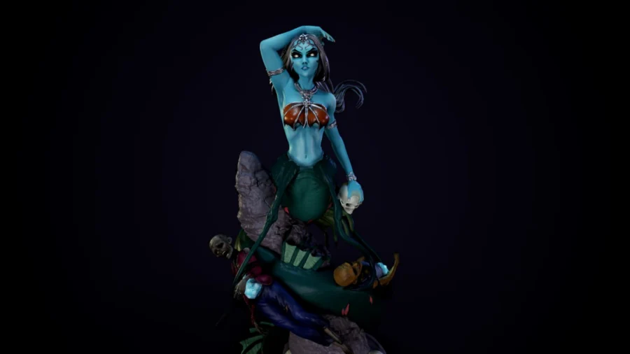 Inaki sculpt Gallevarbe Court of the Dead