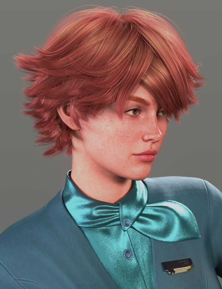 Inco Hair Bundle for Genesis 9 FilaToon and Iray