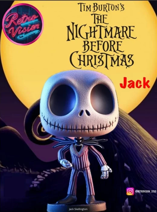 Jack Skelington 3D Print Model