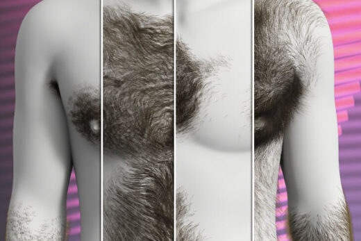 Jepe’s Omni dForce Body Hair Sets Part