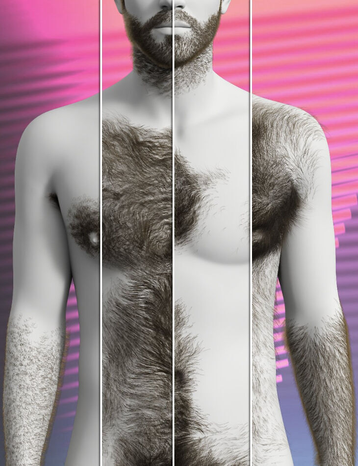 Jepe’s Omni dForce Body Hair Sets Part 2 – STL 3D Print Model | AssetsFree.com Jepe’s Omni dForce Body Hair Sets Part