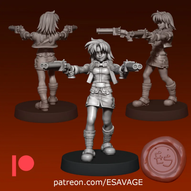 Josette Re – STL 3D Print Model | AssetsFree.com Josette Re