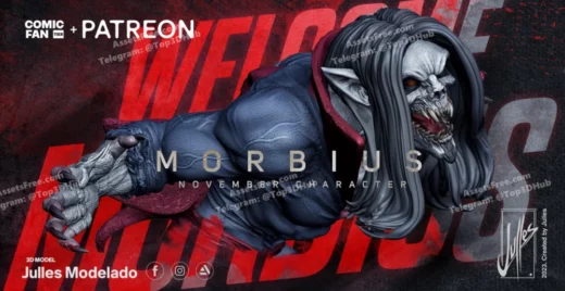 JullesModelado Morbius Print Ok