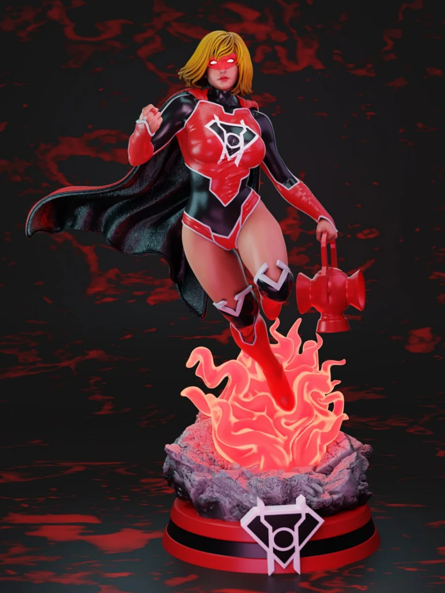 Kara Zor El Red Lantern + NSFW