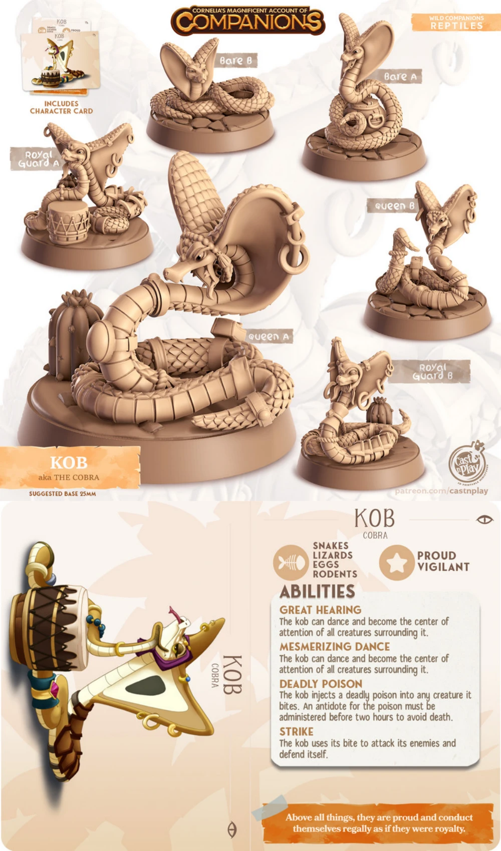Kob Cobra – STL 3D Print Model | AssetsFree.com Kob Cobra