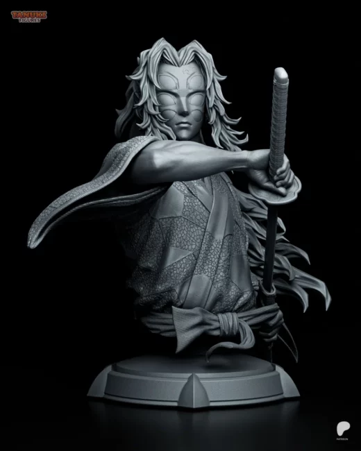 Kokushibo Bust TanukiFigures