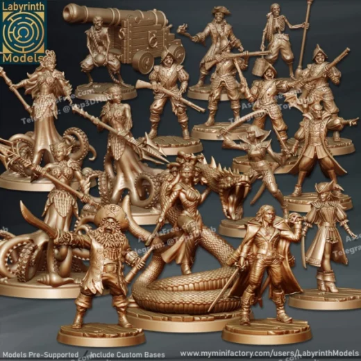 Labyrinth Models 2025 03 Charon's Corsairs Vol