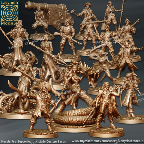 Labyrinth Models 2025 03 Charon's Corsairs Vol