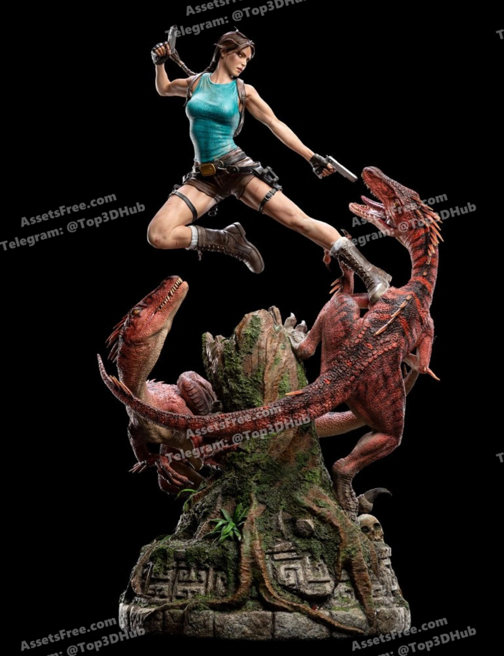 Lara Croft the Lost Valley by anime3dmax – STL 3D Print Model | AssetsFree.com Lara Croft the Lost Valley by anime3dmax
