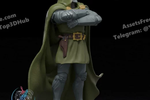 Life Size Dr Doom Statue