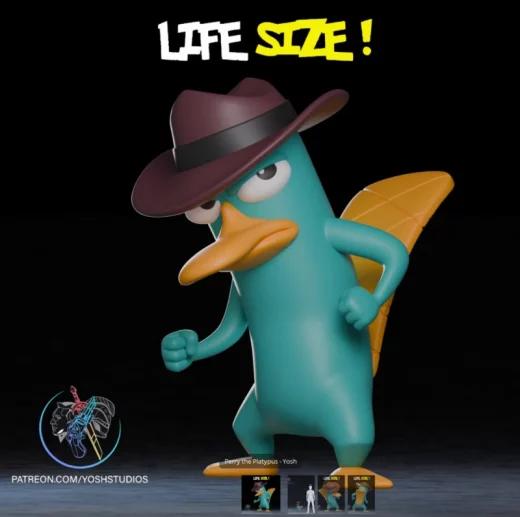 Life Size Perry The Platypus