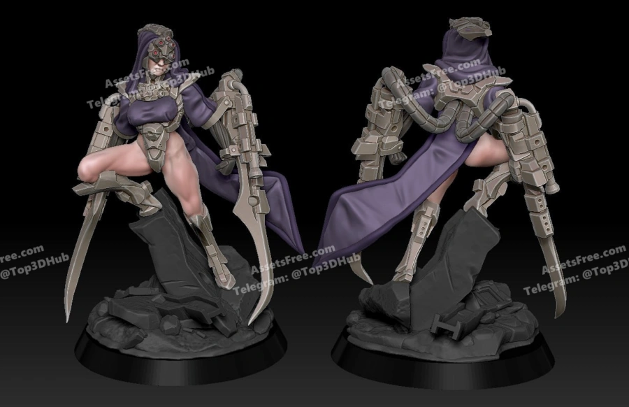 Malca Spire Hunter – STL 3D Print Model | AssetsFree.com Malca Spire Hunter