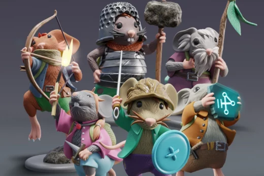 Mausritter Fellowship DnD Miniatures – 3D Print Model