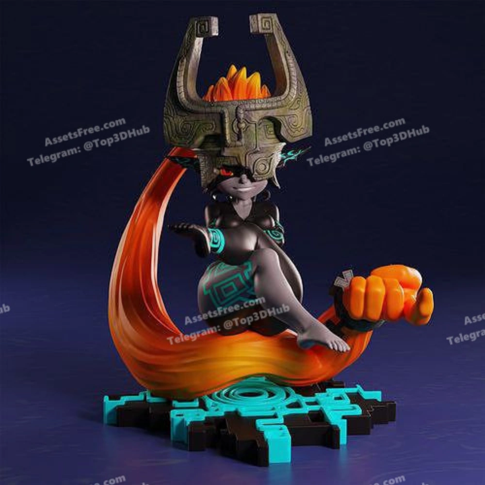 Midna_POLYBITSART @stl_for_Home – STL 3D Print Model | AssetsFree.com Midna POLYBITSART @stl for Home