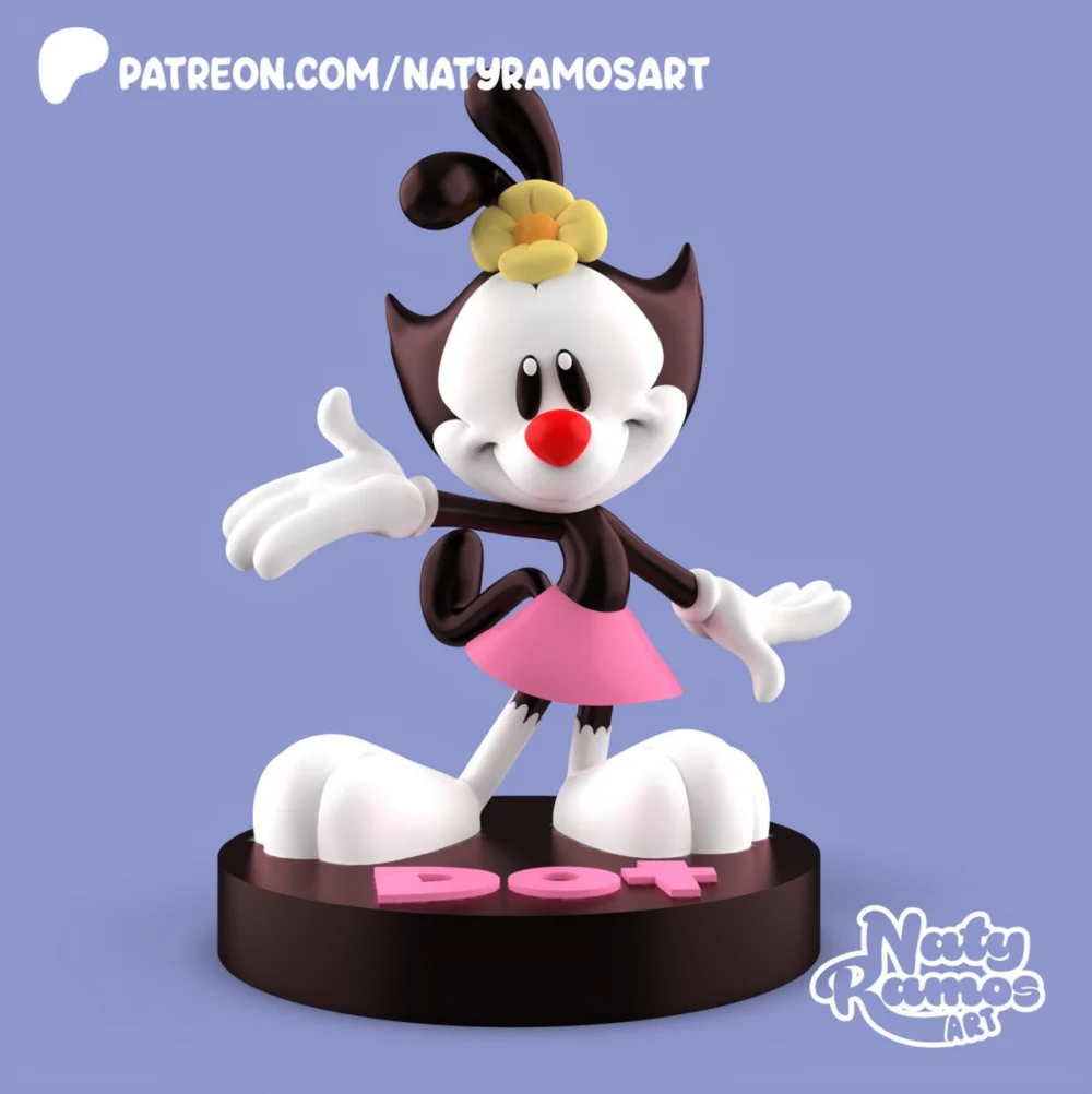 Naty Ramos – Dot – STL 3D Print Model | AssetsFree.com Naty Ramos Dot