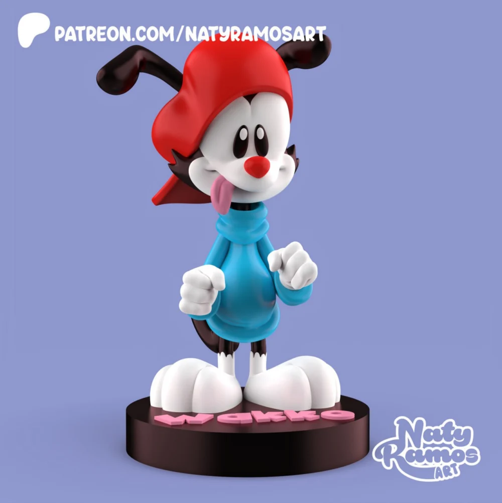 Naty Ramos – Wakko – STL 3D Print Model | AssetsFree.com Naty Ramos Wakko