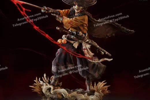 Neko Figurines Atsu (Ghost Of Yotei)