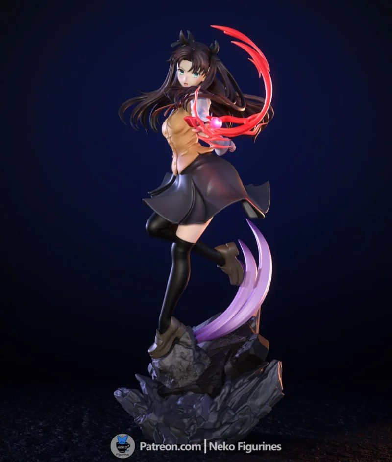 Neko Figurines Fate Rin Tohsaka