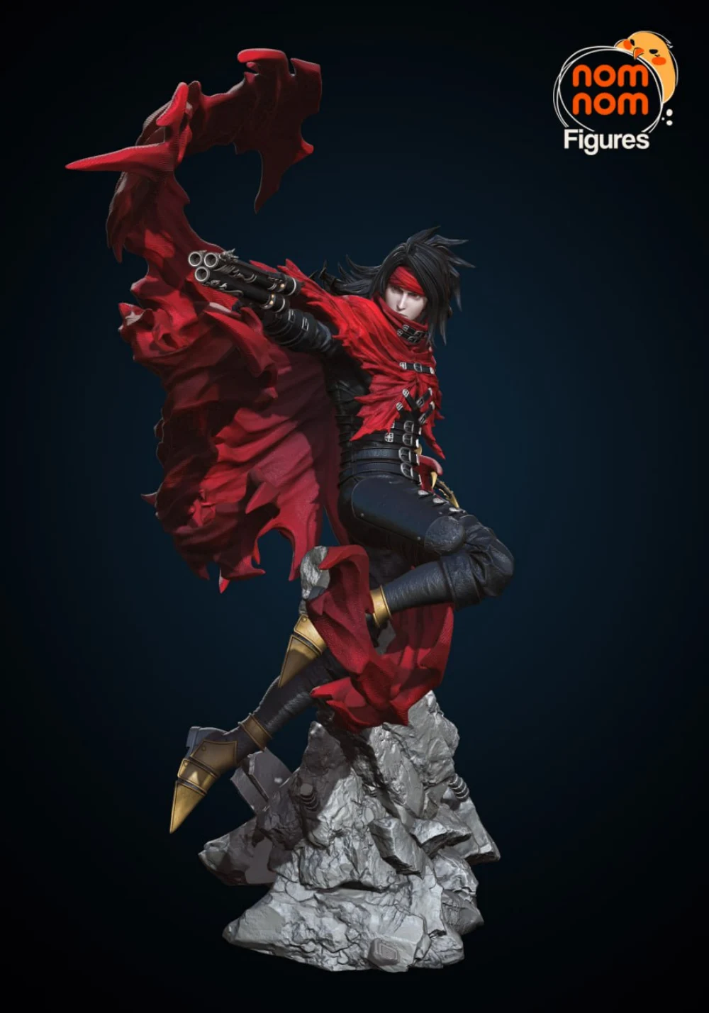 NomNom – Vincent Valentine FF – STL 3D Print Model | AssetsFree.com NomNom Vincent Valentine FF