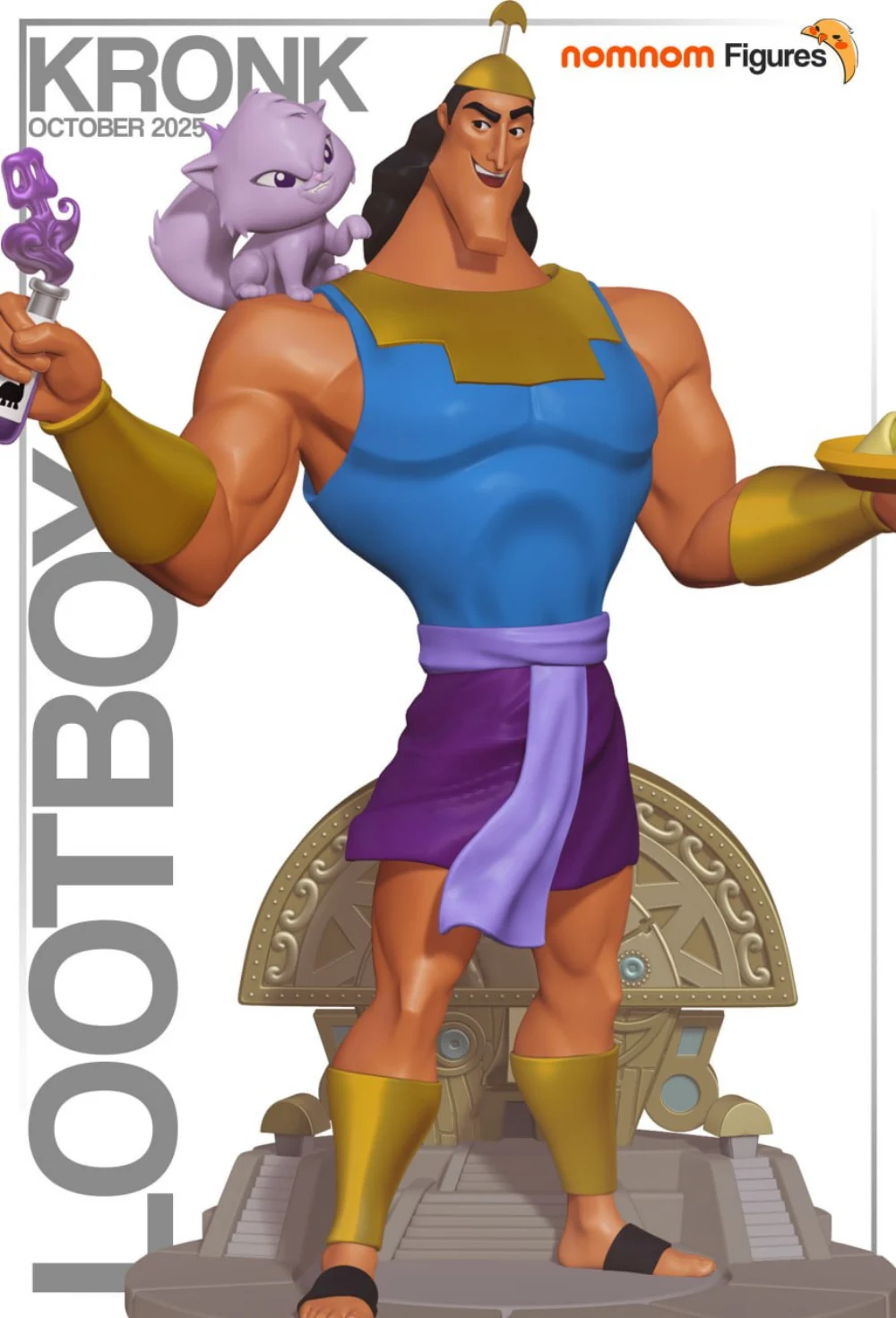 NomNom_Figures_Kronk_Emperor’s_New_Groove – STL 3D Print Model | AssetsFree.com NomNom Figures Kronk Emperor's New Groove