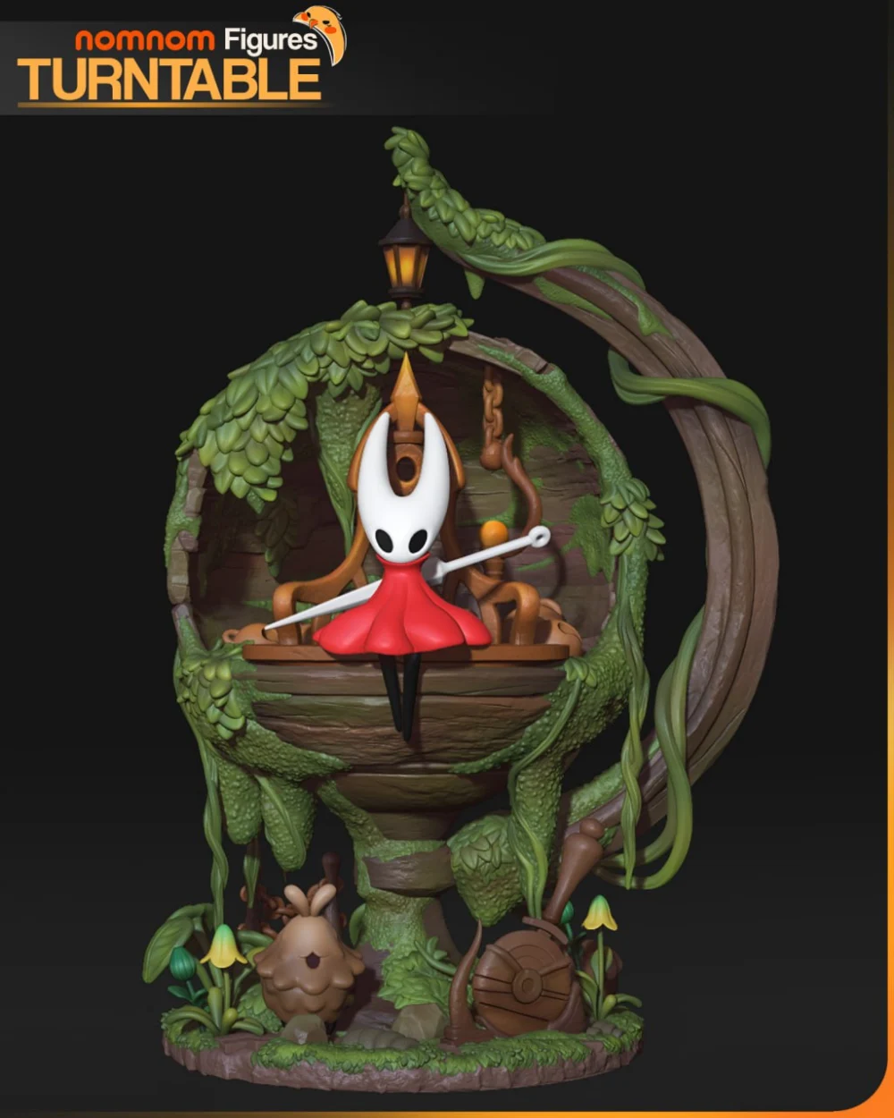 Nomnom Figures Hornet from Hollow Knight