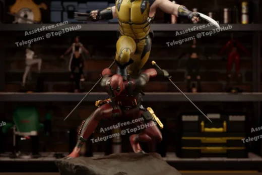 Nuskul Art Deadpool and Wolverine