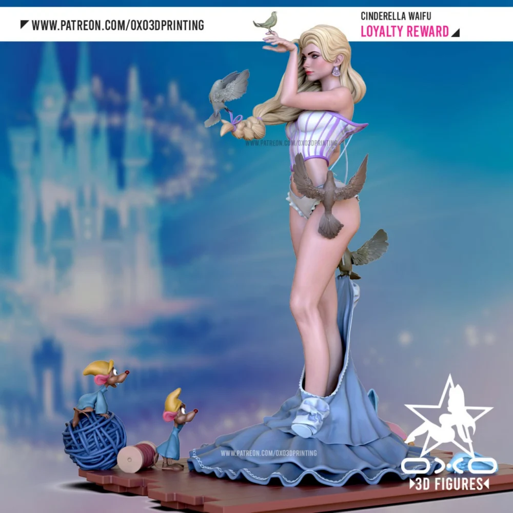 OXO3D Cinderella princess