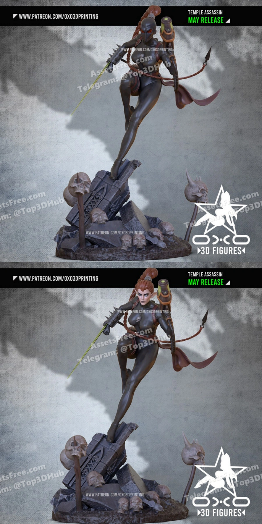 OXO3D CuleX Temple Assassin+NFSW – STL 3D Print Model | AssetsFree.com OXO3D CuleX Temple Assassin+NFSW