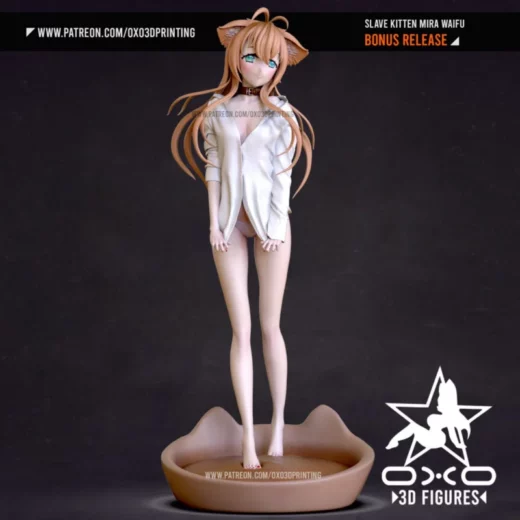 OXO3D Figures – Slave Kitten Mira