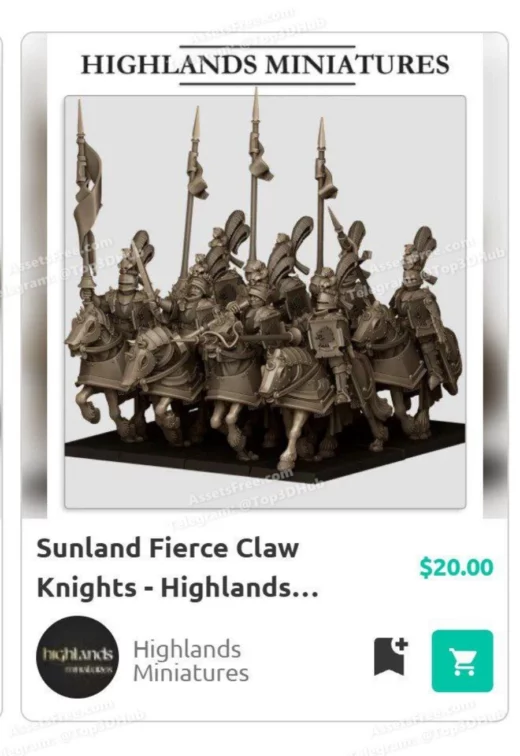 PRESUPPORTED SUNLAND FIERCE CLAW KNIGHTS