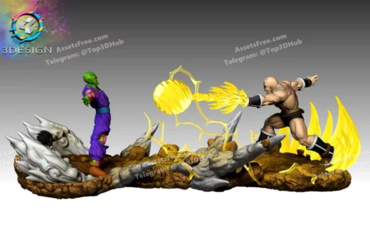 Piccolo vs Nappa Dragon Ball