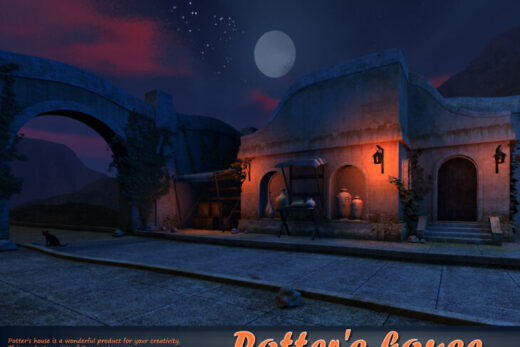 Potter’s house for Daz Studio