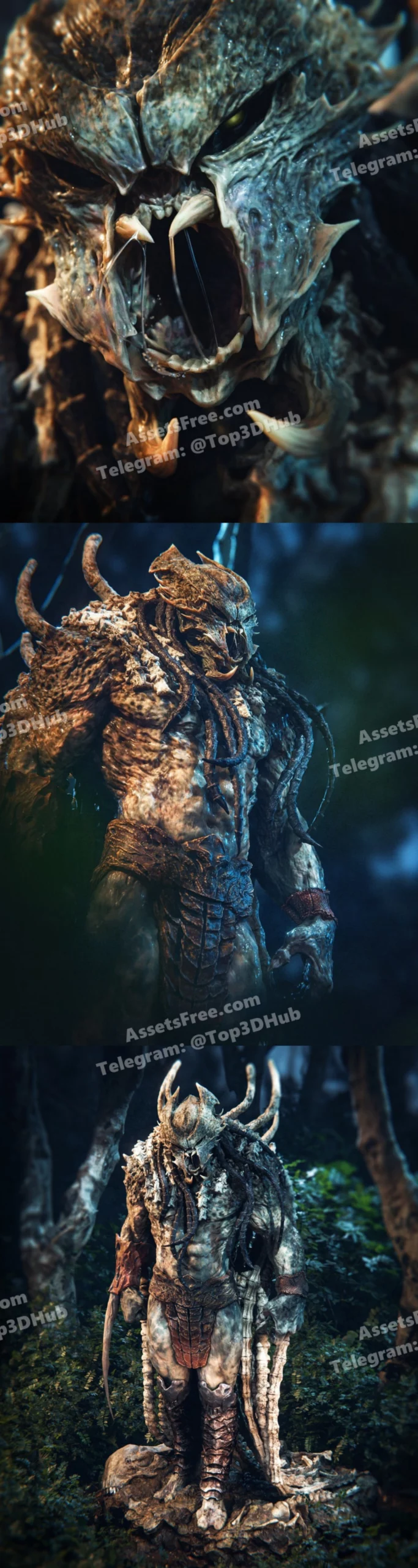 Predator – STL 3D Print Model | AssetsFree.com Predator