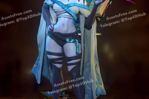 Ronin Art Workshop Violet (Pose 2)