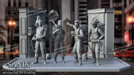 SANIX Ghostbusters Diorama