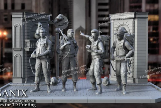 SANIX Ghostbusters Diorama