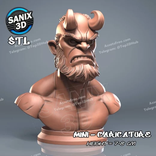SANIX Mini Hellboy (repaired)