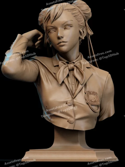 STL Chun Li Bust